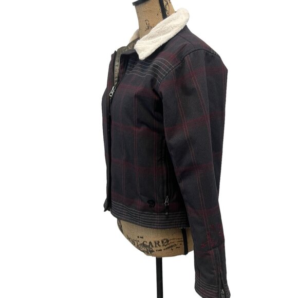 Mountain Hardwear Gray Plaid Commotion Retromotion Jacket Size S MSRP $160 - Picture 5 of 12